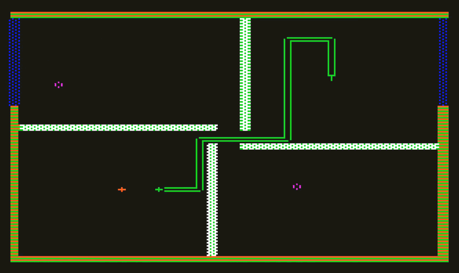 Sirius Softwareによる1982年のゲームSnake Byteのスクリーンショット